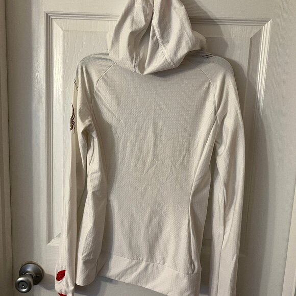 Spyder Womens White Sport  Hoodie/ Top/Pullover USA XS - Picture 2 of 11